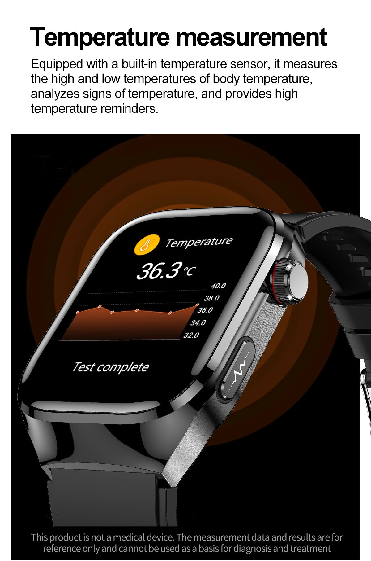 AI Health Smart Watch – Advanced 5-Organ Health Management