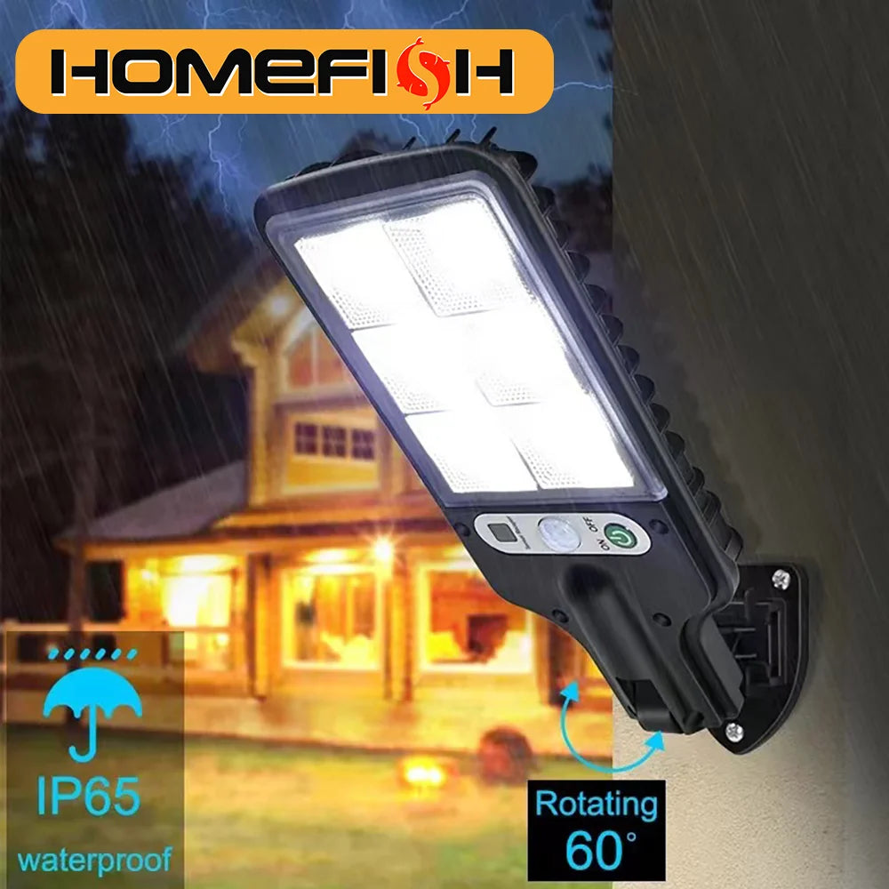 616 Solar Outdoor LED Wall Light – Waterproof Motion Sensor