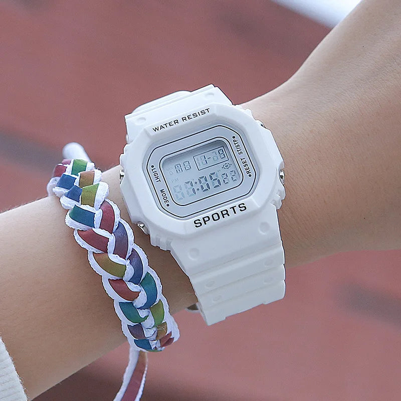 YIKAZE Sports LED Digital Watch – Unisex Waterproof Casual Timepiece