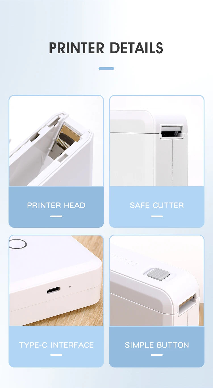 📌 NiiMbot D110 Portable Bluetooth Label Maker