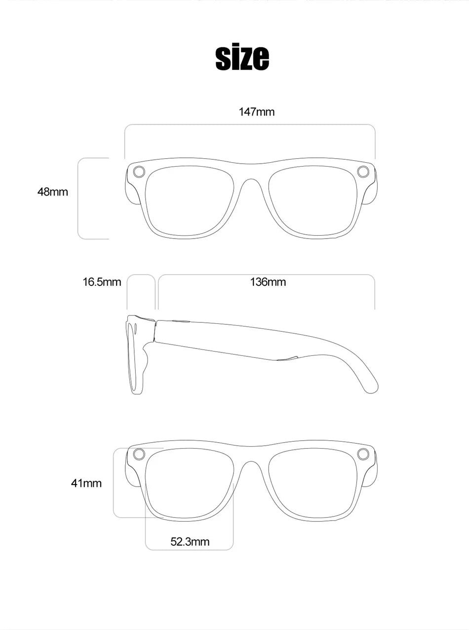 MIJIA D13 Smart Glasses – AI-Powered, Stylish & Multi-Functional