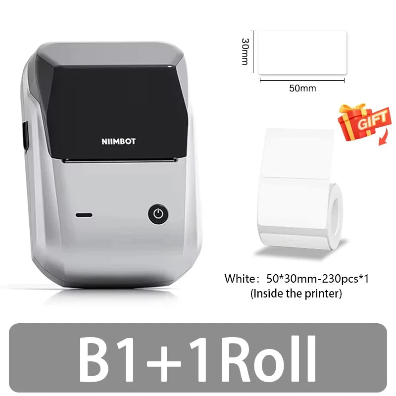 NIIMBOT B1 Bluetooth Thermal Label Printer