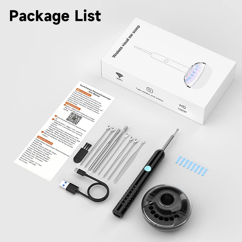 Antcam 1080P HD Wireless Ear Cleaning Camera