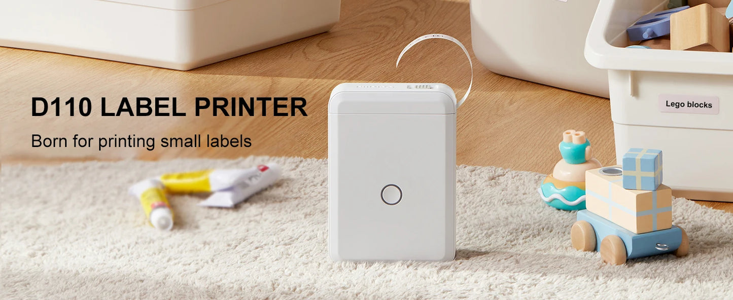 📌 NiiMbot D110 Portable Bluetooth Label Maker