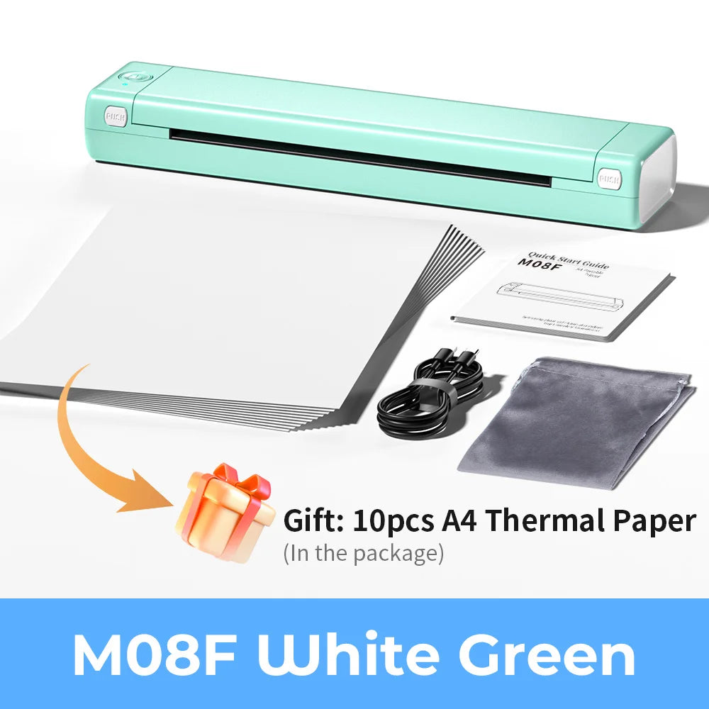 📄 Phomemo M08F Portable A4 Thermal Printer