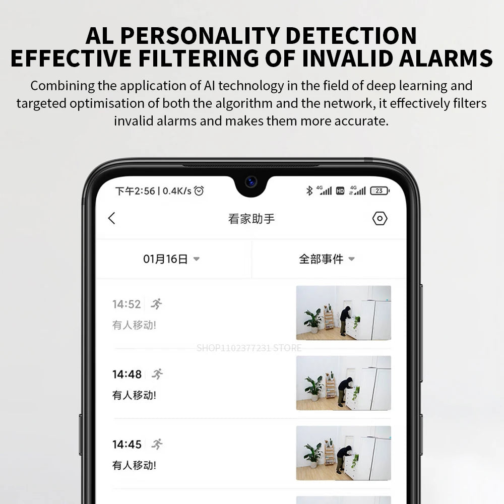 Xiaomi Smart Camera PTZ 2K Version – AI Human Detection & 360° Panoramic View
