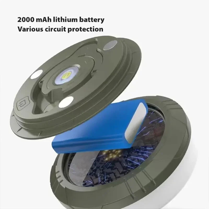 Portable Outdoor Camping LED Light Strip – Warm White & RGB Modes
