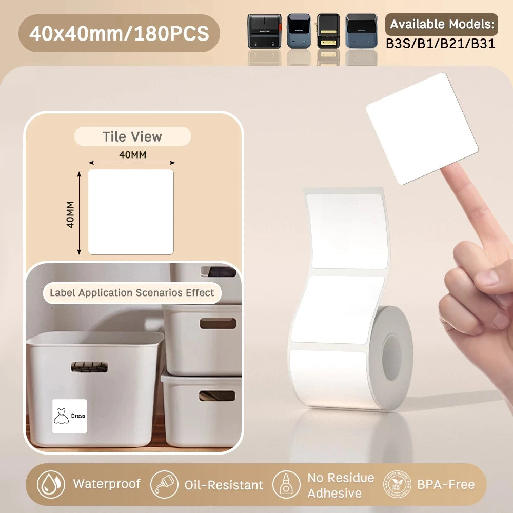 Bluetooth Thermal Label Printer – Commercial & Home Use