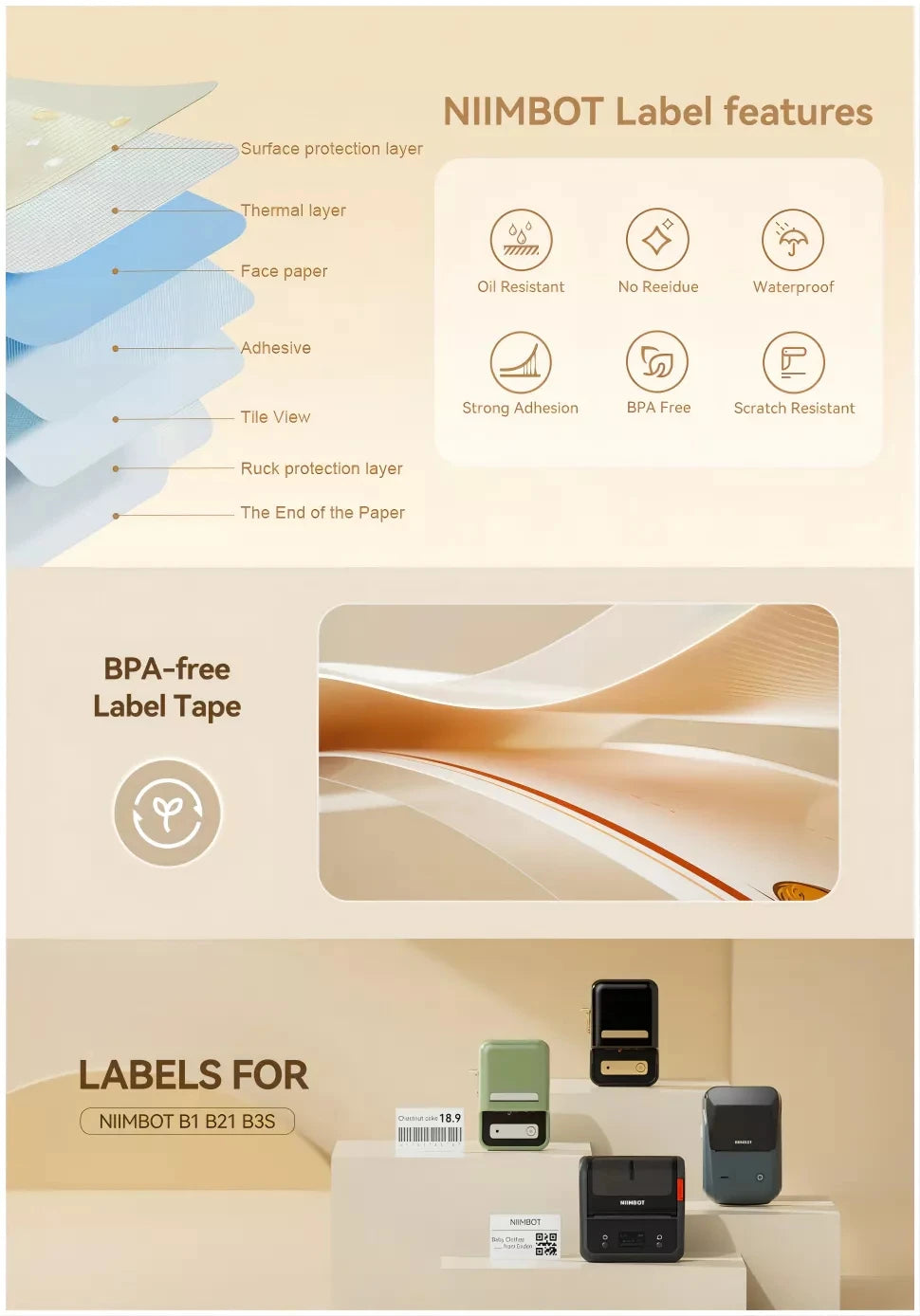 Bluetooth Thermal Label Printer – Commercial & Home Use