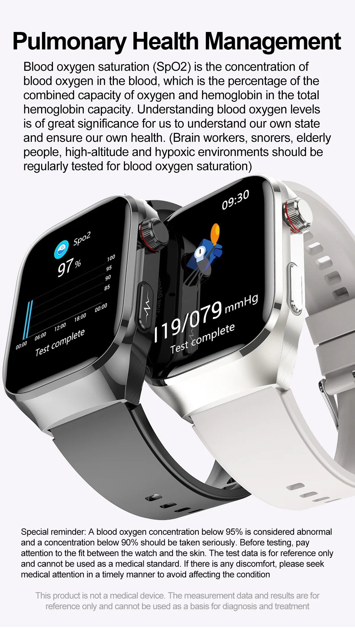 AI Health Smart Watch – Advanced 5-Organ Health Management