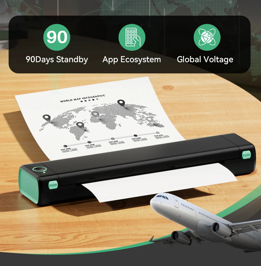 📄 Phomemo M08F Portable A4 Thermal Printer