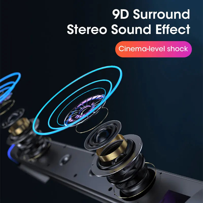 π΅ 4D Computer Speaker Bar β Bluetooth 5.0 Surround Sound