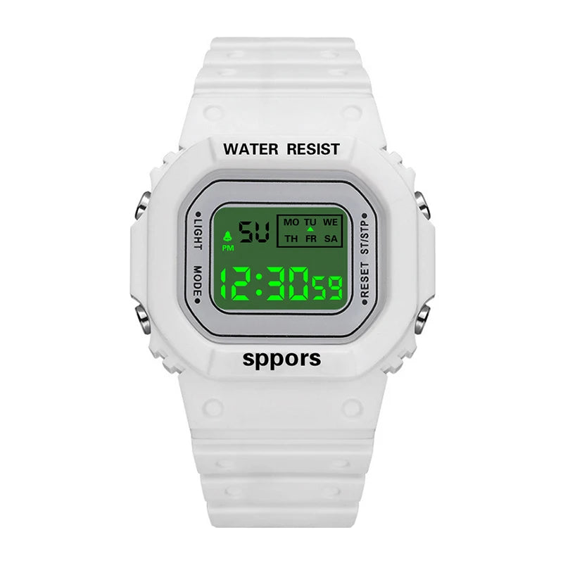 YIKAZE Sports LED Digital Watch – Unisex Waterproof Casual Timepiece