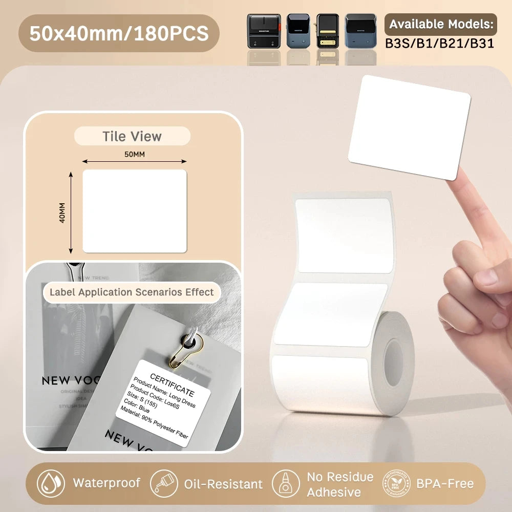 Bluetooth Thermal Label Printer – Commercial & Home Use