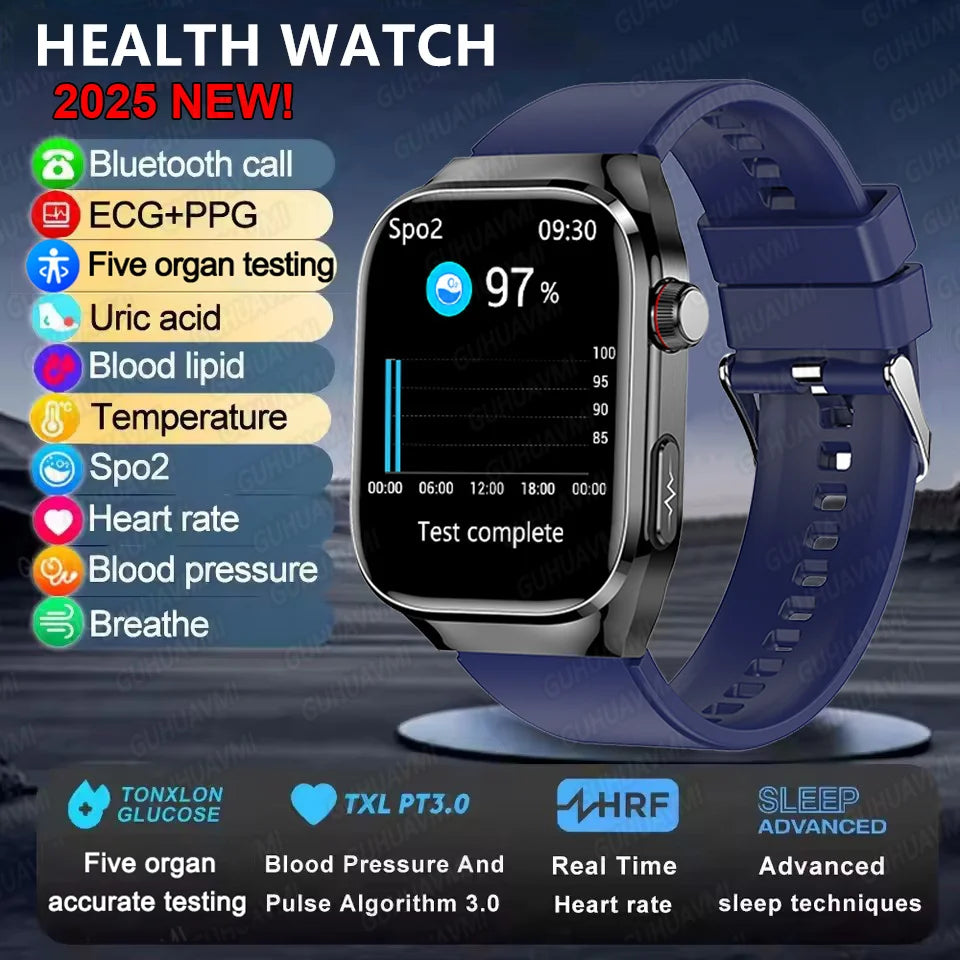 AI Health Smart Watch – Advanced 5-Organ Health Management
