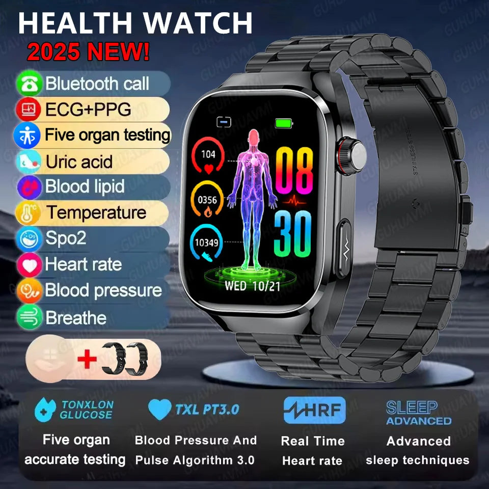 AI Health Smart Watch – Advanced 5-Organ Health Management