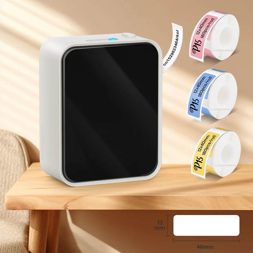Mini Portable Bluetooth Label Printer (NiiMbot D110 & UniPlus P15)