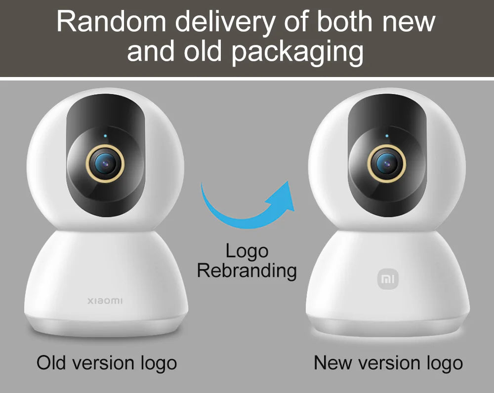 Xiaomi Smart Camera PTZ 2K Version – AI Human Detection & 360° Panoramic View