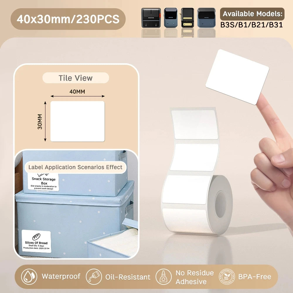 Bluetooth Thermal Label Printer – Commercial & Home Use
