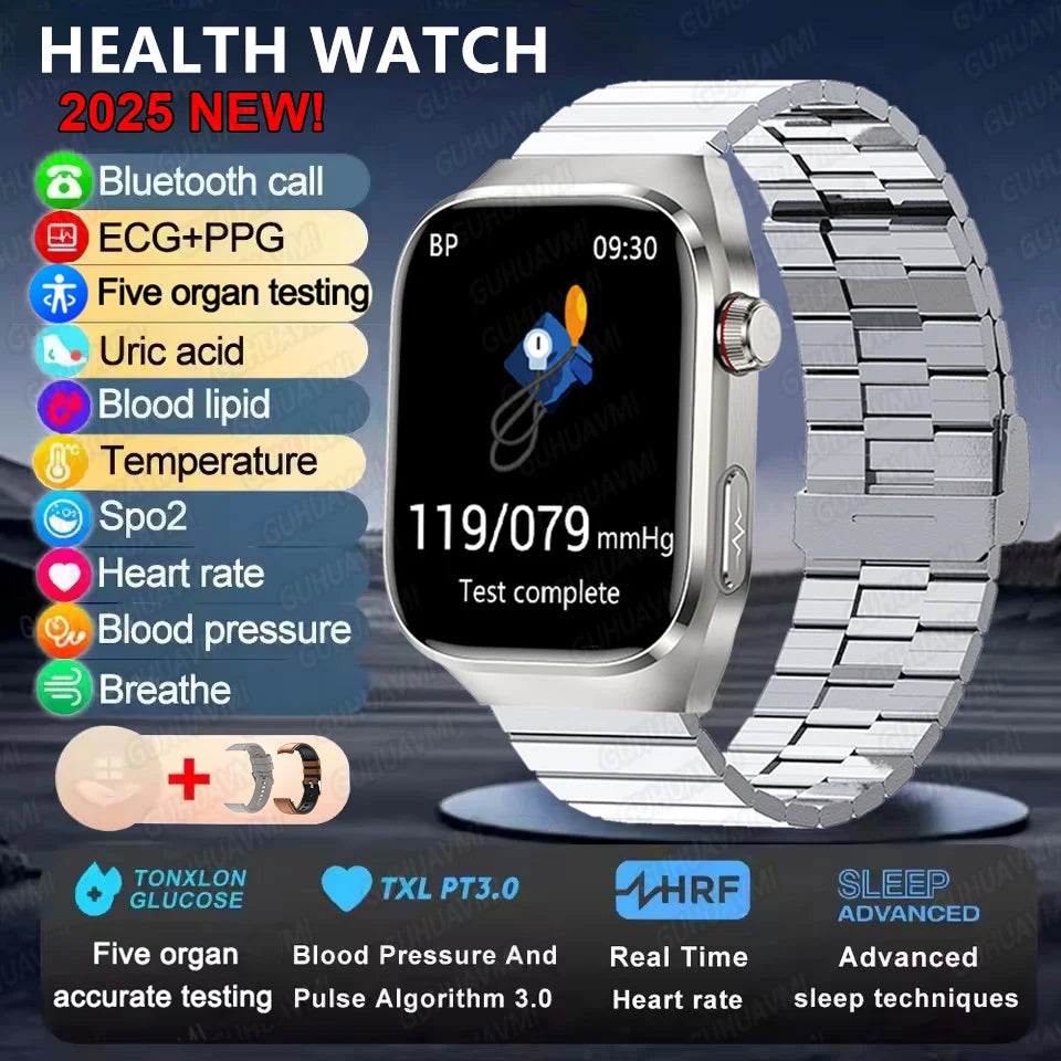 AI Health Smart Watch – Advanced 5-Organ Health Management