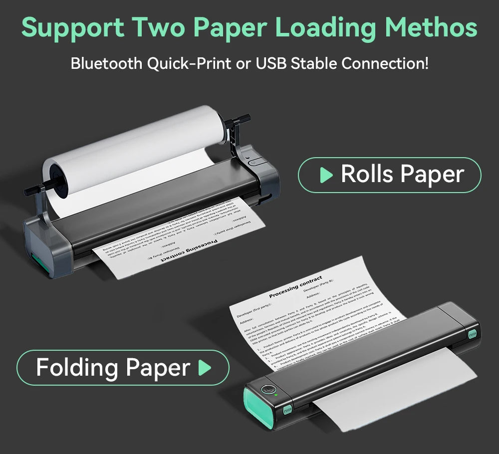 📄 Phomemo M08F Portable A4 Thermal Printer