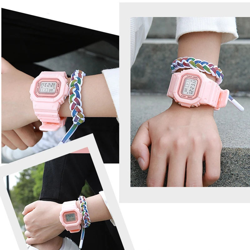YIKAZE Sports LED Digital Watch – Unisex Waterproof Casual Timepiece