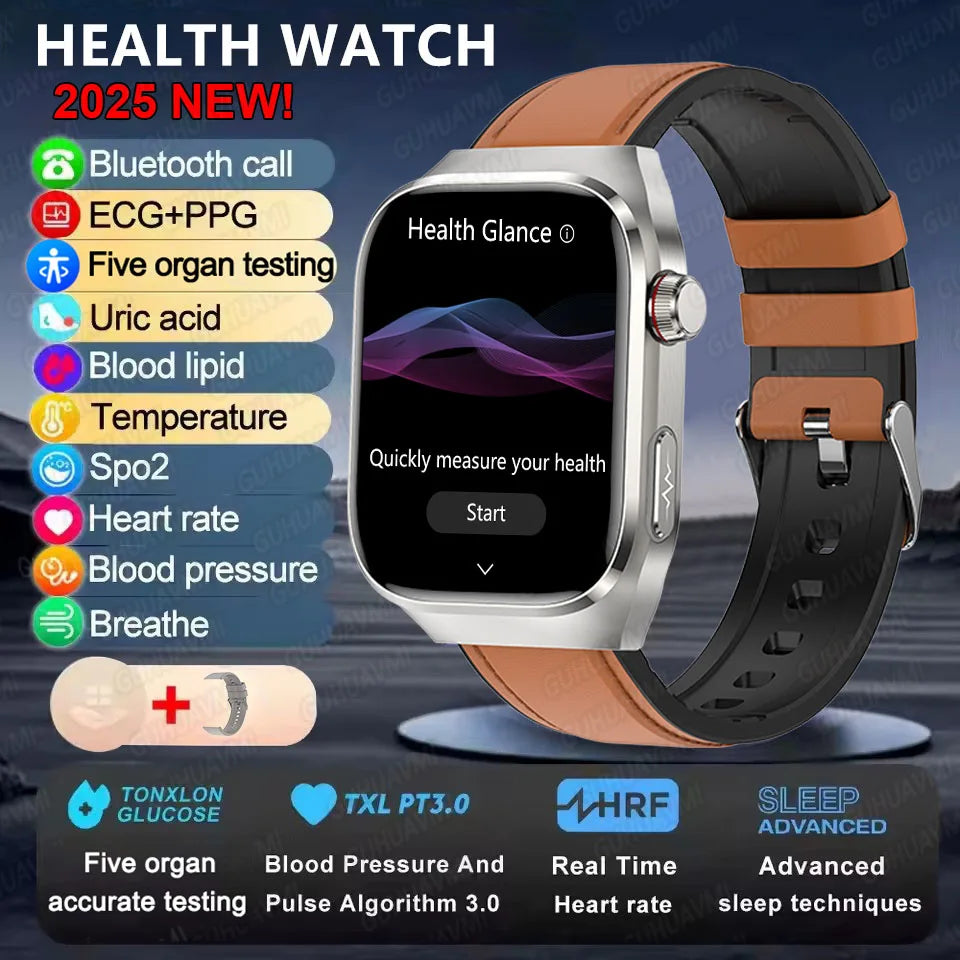 AI Health Smart Watch – Advanced 5-Organ Health Management