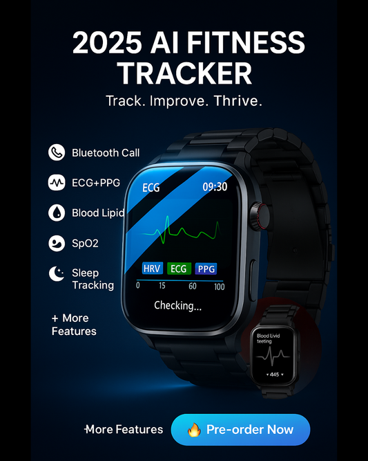 AI Health Smart Watch – Advanced 5-Organ Health Management