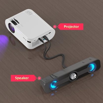 🎵 Salange Bluetooth Sound Bar – USB &amp; AUX Stereo Speaker with 9D Surround Sound