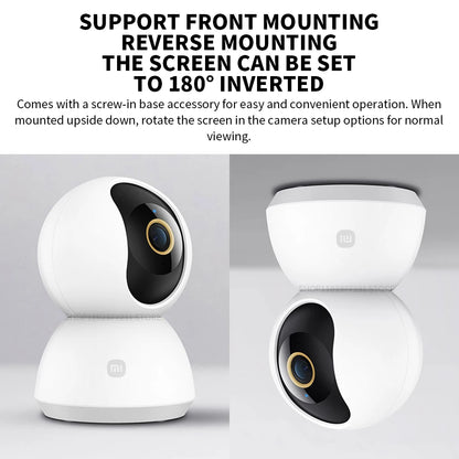 Xiaomi Smart Camera PTZ 2K Version – AI Human Detection &amp; 360° Panoramic View