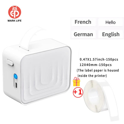 Mini Bluetooth Thermal Label Printer – P15 Model
