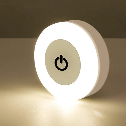 USB Rechargeable Magnetic Touch Night Light – Warm LED Glow