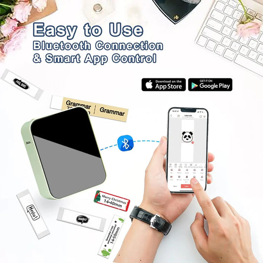 Mini Bluetooth Thermal Label Printer – P15 Model