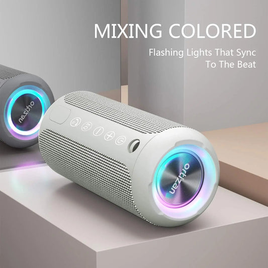 Ortizan X10 Bluetooth Speaker – Enhanced Bass, 30H Playtime, IPX7 Waterproof