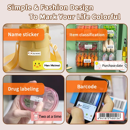 Mini Bluetooth Thermal Label Printer – P15 Model