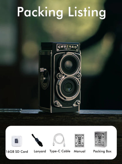 Joytrip Vintage Digital Camera – 12MP HD Photo &amp; 1080P Video