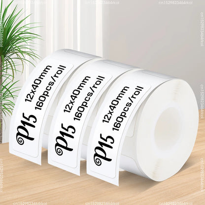 Mini Portable Bluetooth Label Printer (NiiMbot D110 &amp; UniPlus P15)