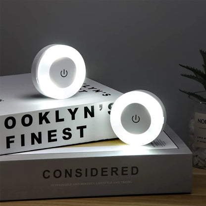 USB Rechargeable Magnetic Touch Night Light – Warm LED Glow