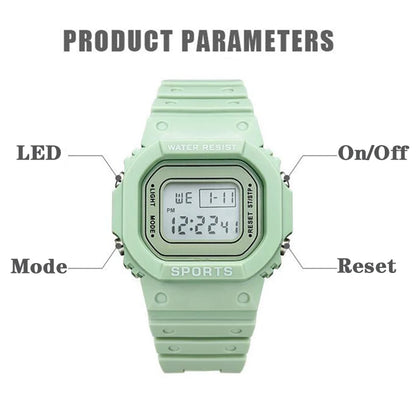 YIKAZE Sports LED Digital Watch – Unisex Waterproof Casual Timepiece