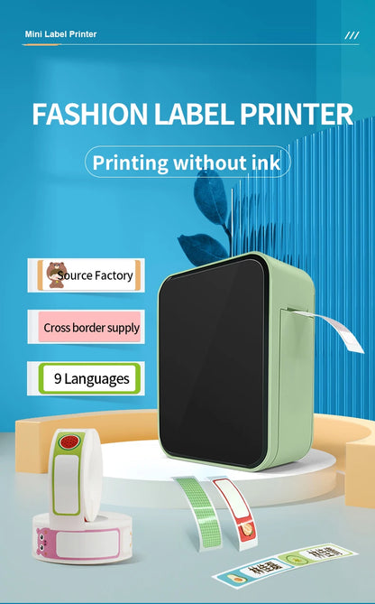 Mini Bluetooth Thermal Label Printer – P15 Model