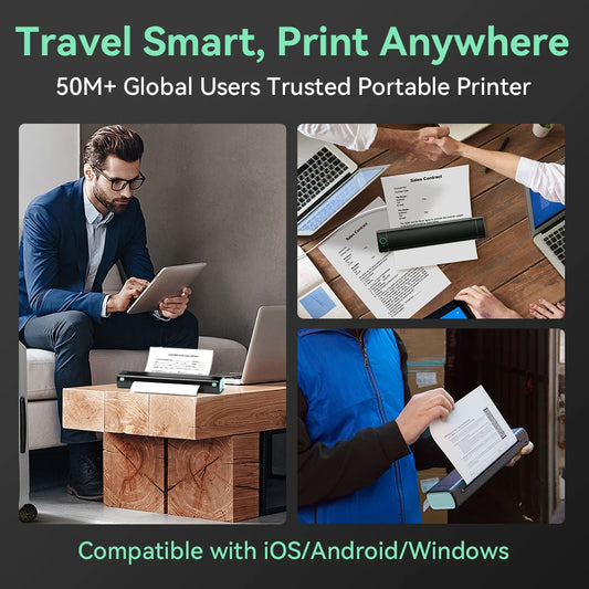 📄 Phomemo M08F Portable A4 Thermal Printer