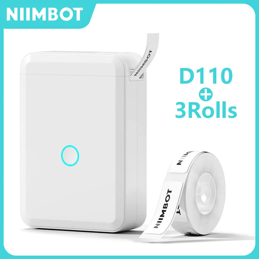 📌 NiiMbot D110 Portable Bluetooth Label Maker