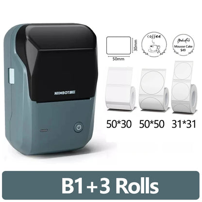 NIIMBOT B1 Bluetooth Thermal Label Printer