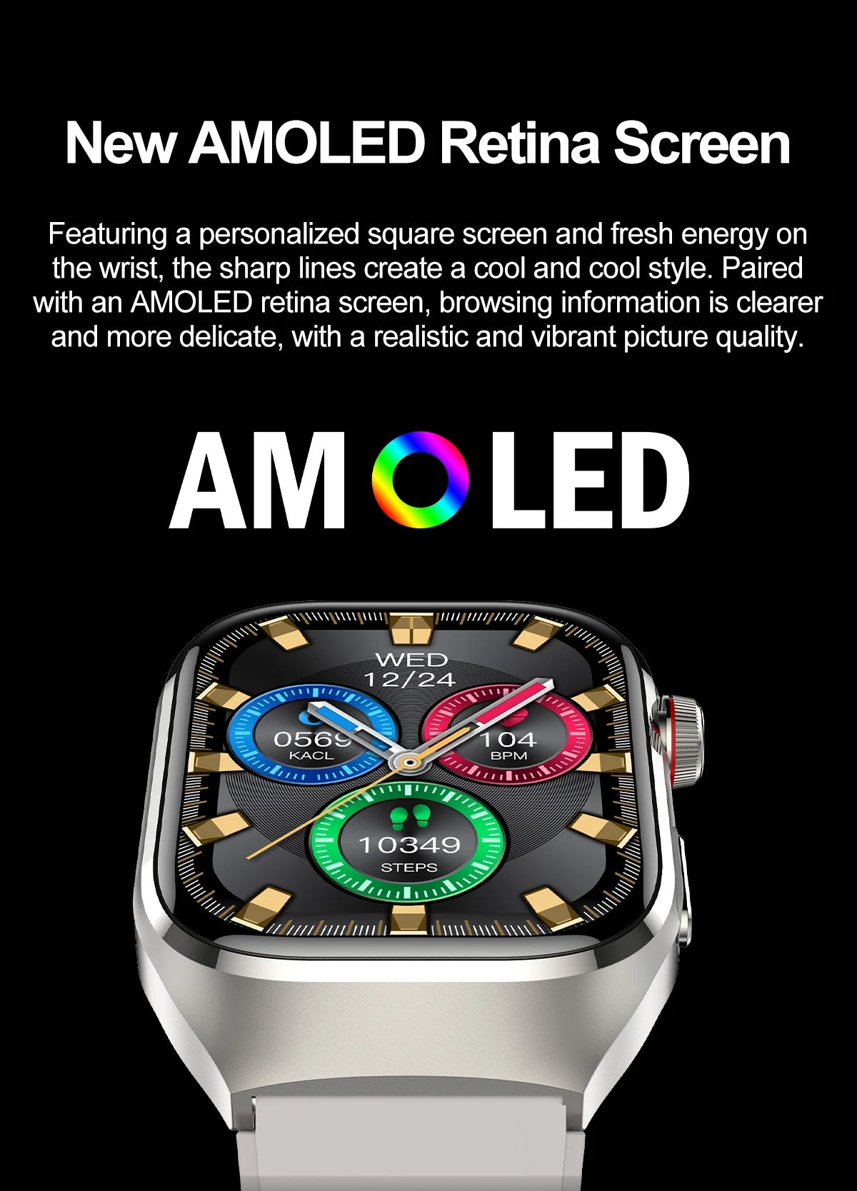 AI Health Smart Watch – Advanced 5-Organ Health Management