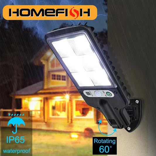 616 Solar Outdoor LED Wall Light – Waterproof Motion Sensor