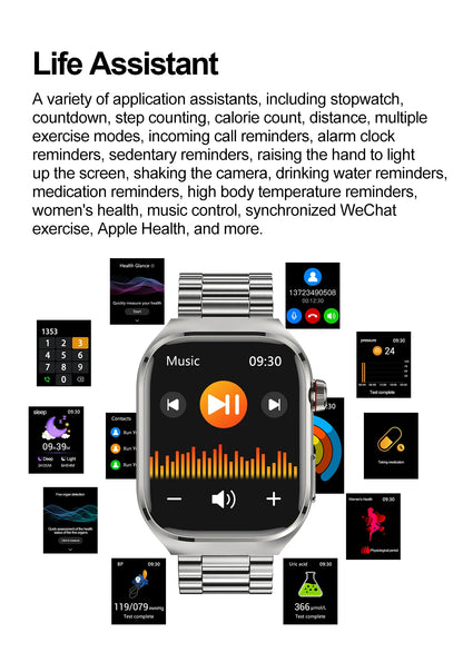AI Health Smart Watch – Advanced 5-Organ Health Management