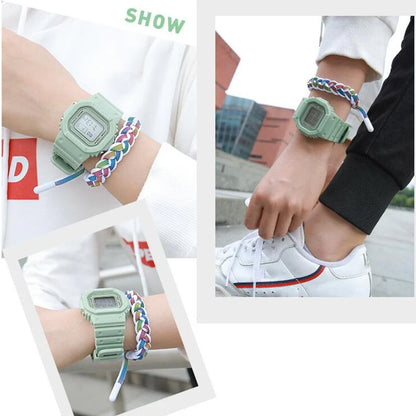 YIKAZE Sports LED Digital Watch – Unisex Waterproof Casual Timepiece