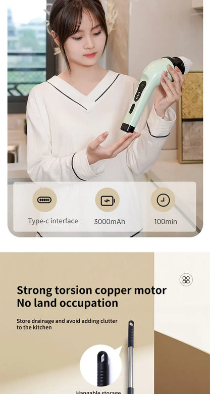 BALASHOV Electric Cleaning Brush – Powerful, Convenient &amp; Multi-Purpose