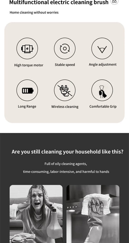 BALASHOV Electric Cleaning Brush – Powerful, Convenient &amp; Multi-Purpose