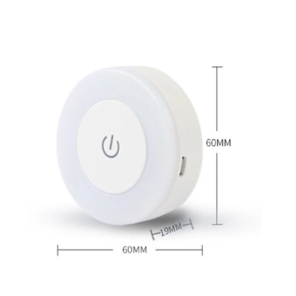 USB Rechargeable Magnetic Touch Night Light – Warm LED Glow